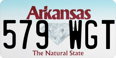 AR license plate 579WGT