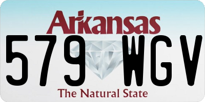 AR license plate 579WGV