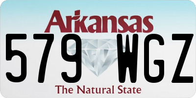 AR license plate 579WGZ