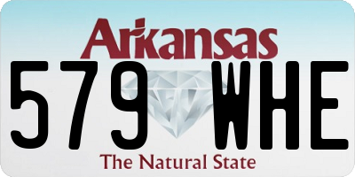 AR license plate 579WHE