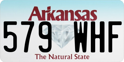 AR license plate 579WHF