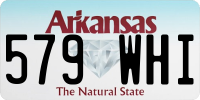AR license plate 579WHI