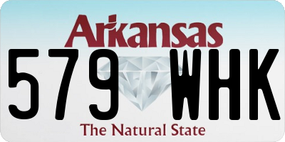 AR license plate 579WHK