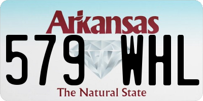 AR license plate 579WHL