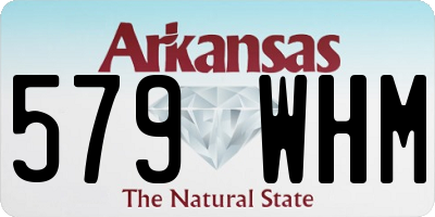 AR license plate 579WHM