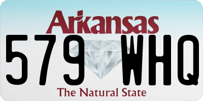 AR license plate 579WHQ