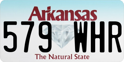 AR license plate 579WHR