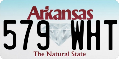 AR license plate 579WHT