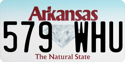AR license plate 579WHU