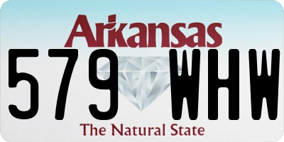 AR license plate 579WHW