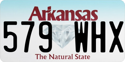 AR license plate 579WHX