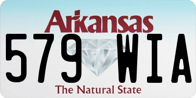 AR license plate 579WIA