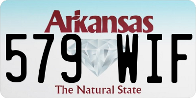 AR license plate 579WIF