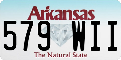 AR license plate 579WII