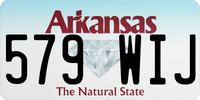 AR license plate 579WIJ