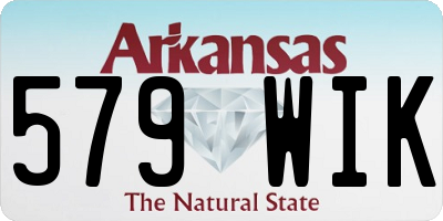 AR license plate 579WIK