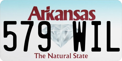 AR license plate 579WIL