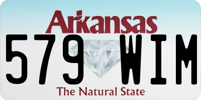 AR license plate 579WIM
