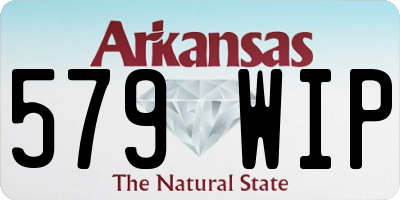 AR license plate 579WIP