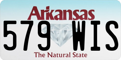 AR license plate 579WIS