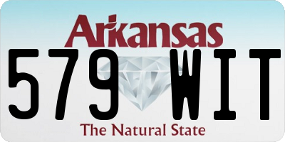 AR license plate 579WIT