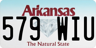 AR license plate 579WIU