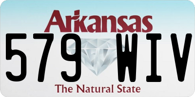 AR license plate 579WIV