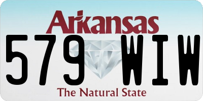 AR license plate 579WIW