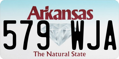AR license plate 579WJA