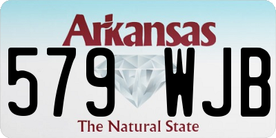 AR license plate 579WJB