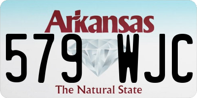 AR license plate 579WJC