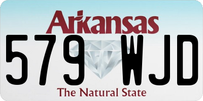 AR license plate 579WJD