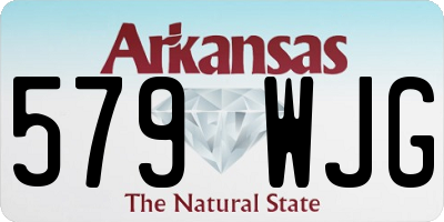 AR license plate 579WJG