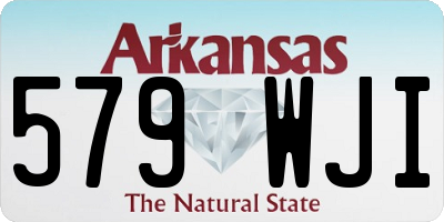 AR license plate 579WJI