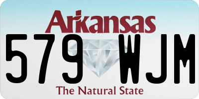 AR license plate 579WJM