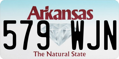 AR license plate 579WJN