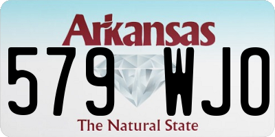 AR license plate 579WJO