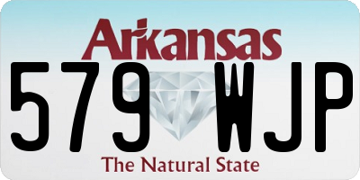 AR license plate 579WJP