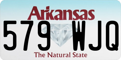 AR license plate 579WJQ