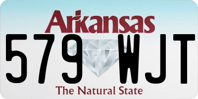 AR license plate 579WJT