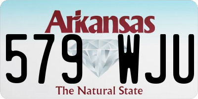 AR license plate 579WJU