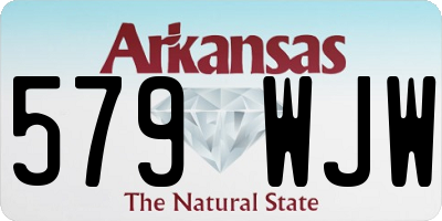 AR license plate 579WJW