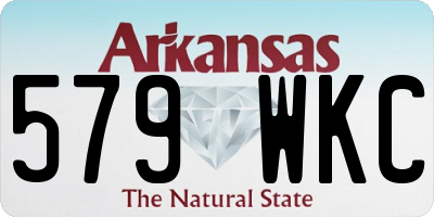 AR license plate 579WKC