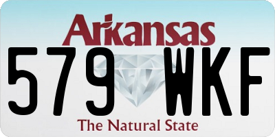AR license plate 579WKF