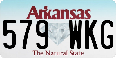 AR license plate 579WKG