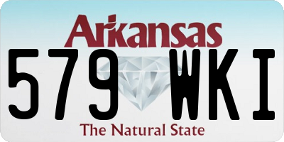 AR license plate 579WKI