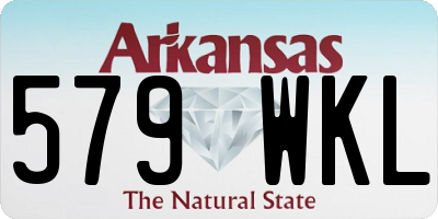 AR license plate 579WKL