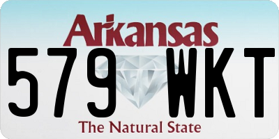 AR license plate 579WKT