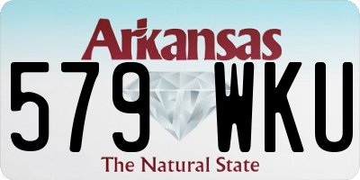 AR license plate 579WKU