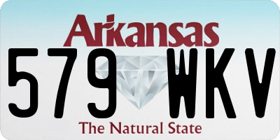 AR license plate 579WKV